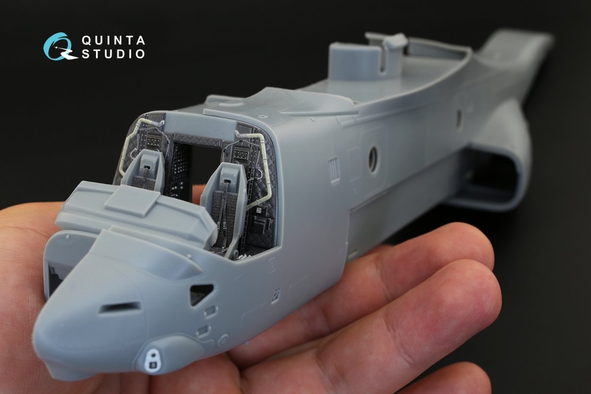Quinta Studio QD48182 MV-22 Osprey 3D-Printed &amp;amp; coloured Interior on decal paper (for HobbyBoss kit) 1/48 – immagine 6