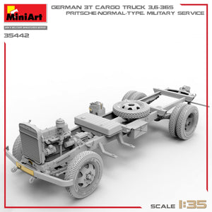 Miniart 35442 GERMAN 3T CARGO TRUCK 3,6-36S. PRITSCHE-NORMAL-TYPE. MILITARY SERVICE 1/35 – immagine 7