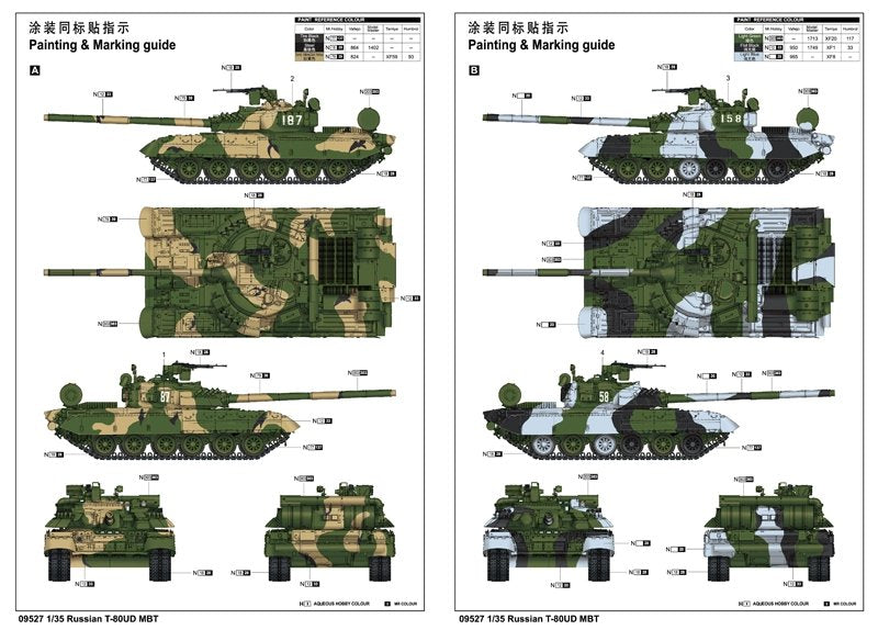 Trumpeter 09527 Russian T-80UD MBT 1/35 – immagine 2