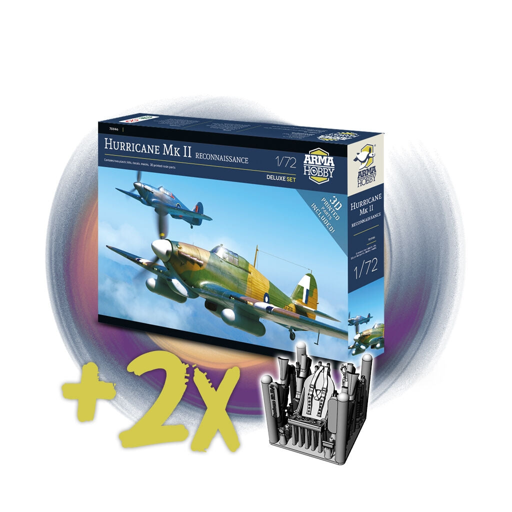 Arma Hobby 70046 Hurricane Mk II Reconnaissance Deluxe Set 1/72 – image 3