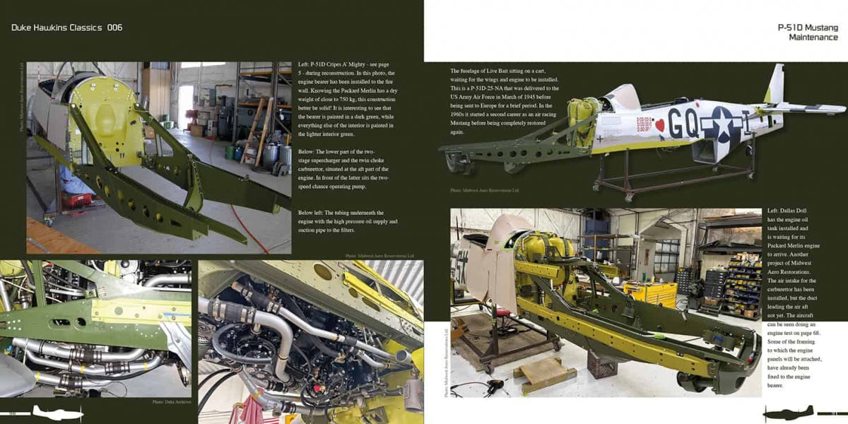 HMH Publications DH-C006 North American P-51 D Mustang (English Version)