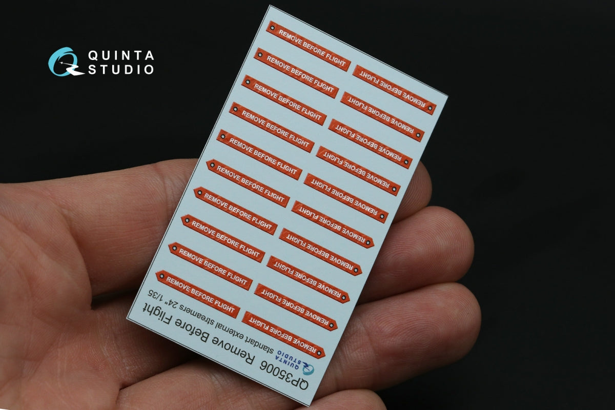 Quinta Studio QP35006 Remove Before Flight standart external streamer 24, 20 Pcs 1/35 – zdjęcie 5