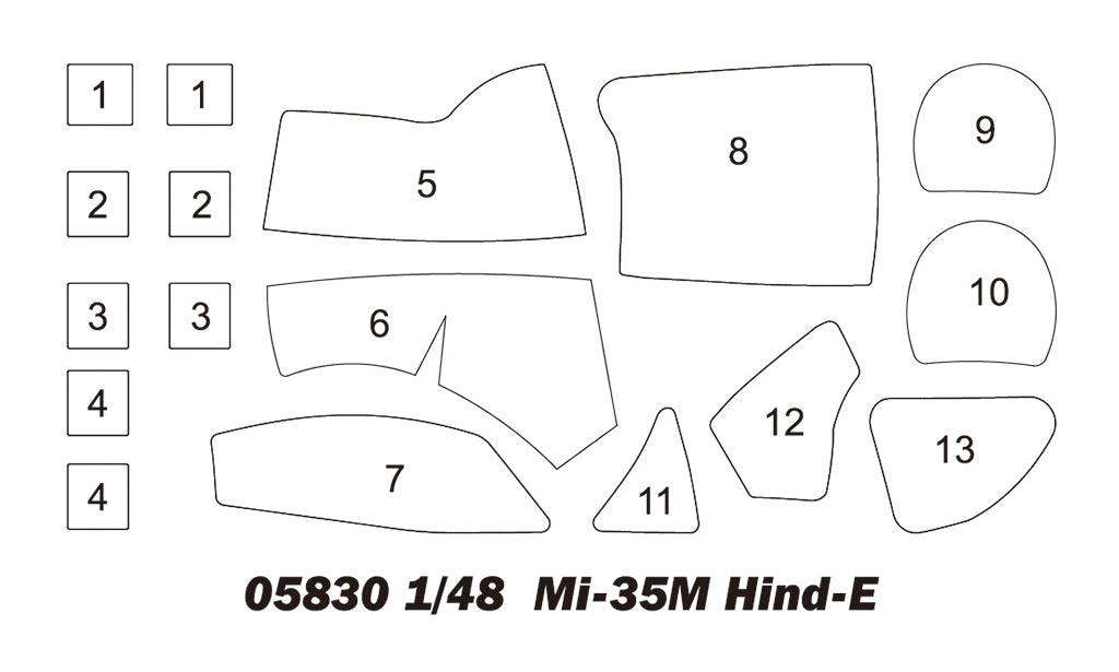 Trumpeter 05830 Mi-35M Hind-E 1/48 – Bild 5