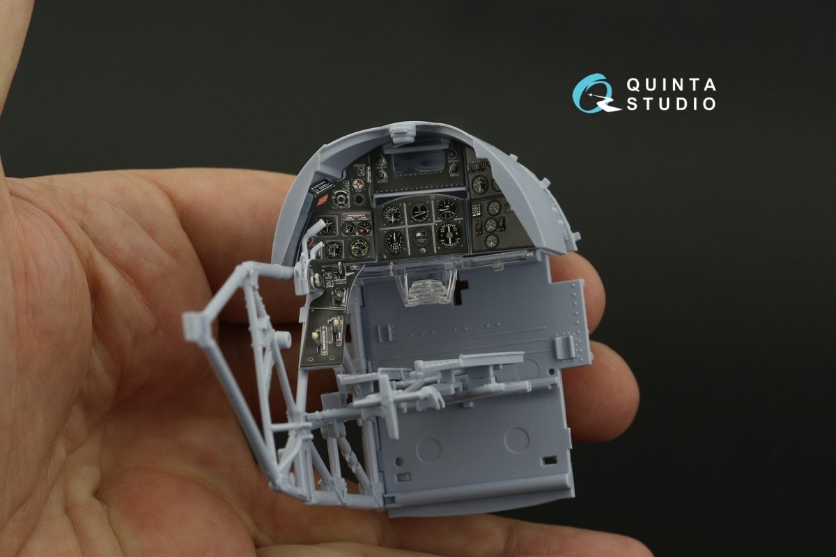 Quinta Studio QD24002 Hawker Typhoon (Car Door) 3D-Printed &amp;amp; coloured Interior on decal paper (Airfix) 1/24 – zdjęcie 2