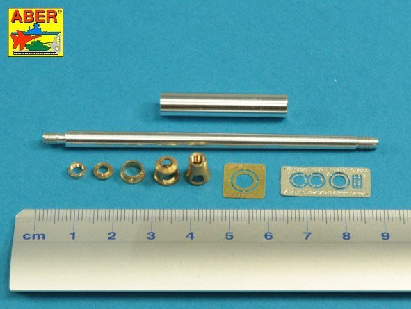 Aber 35L-269 German 8,8cm Two part Pak 43/3 L/71 barrel for Jagdpanther Ausf G1 late &amp;amp; G2 1/35 – immagine 5