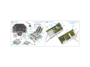Quinta Studio QD48472 A-36 3D-Printed coloured Interior on decal paper (Accurate Miniatures/Italeri) 1/48 – Bild 2