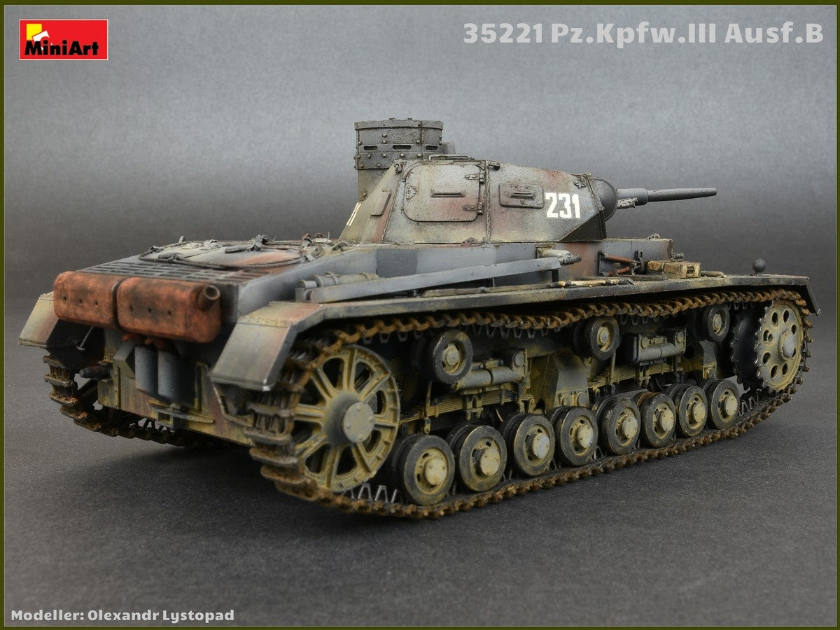 MiniArt 35221 Pz.Kpfw.III Ausf.B w/Crew 1/35 – zdjęcie 12