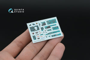 Quinta Studio QD+48579 MiG-21SMT Fishbed-K 3D-Printed &amp;amp; coloured Interior on decal paper (Eduard) (with 3D-printed resin parts) 1/48 – Bild 3