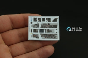 Quinta Studio QDS-32123 F/A-18F early 3D-Printed &amp;amp; coloured Interior on decal paper (Trumpeter) (Small version) 1/32 – immagine 4