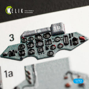 Décalcomanies 3D intérieures KELIK K72040 SU-27 pour maquette Trumpeter au 1/72 – image 3