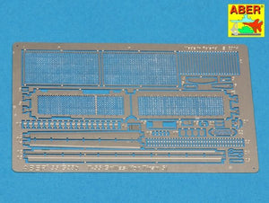 Aber 35G28 Grilles for Russian tank T-55 also Tiran 5 1/35