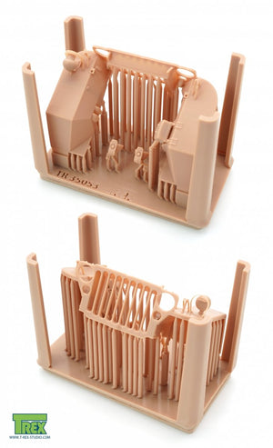 T-Rex Studio TR35053 Willys MB Grille w/Fenders Set for TAKOM 1/35 – immagine 3
