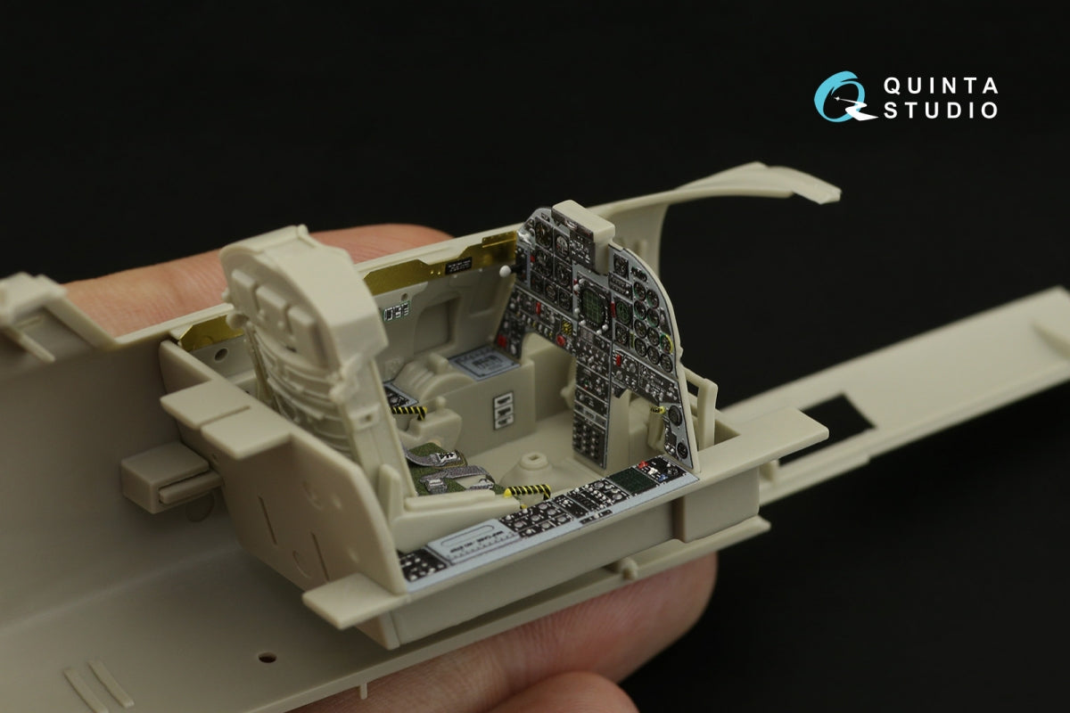 Intérieur coloré imprimé en 3D sur papier décalcomanie pour le kit KittyHawk (QD32086 F-5E-3/RF-5E) au 1/32  – image 9