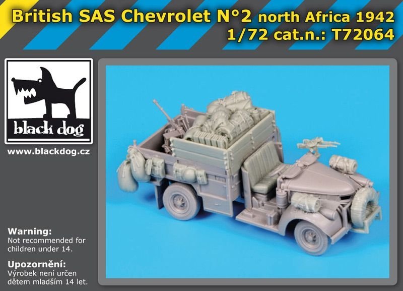 Black Dog T72064 British SAS chevrolet N for Dragon 1/72 – imagen 2