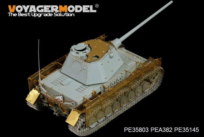 Voyager Model PE35803 WWII German Pz.Kpfw.IV Ausf.J (mit Panther F turret) For DRAGON 6824 1/35 – imagen 5