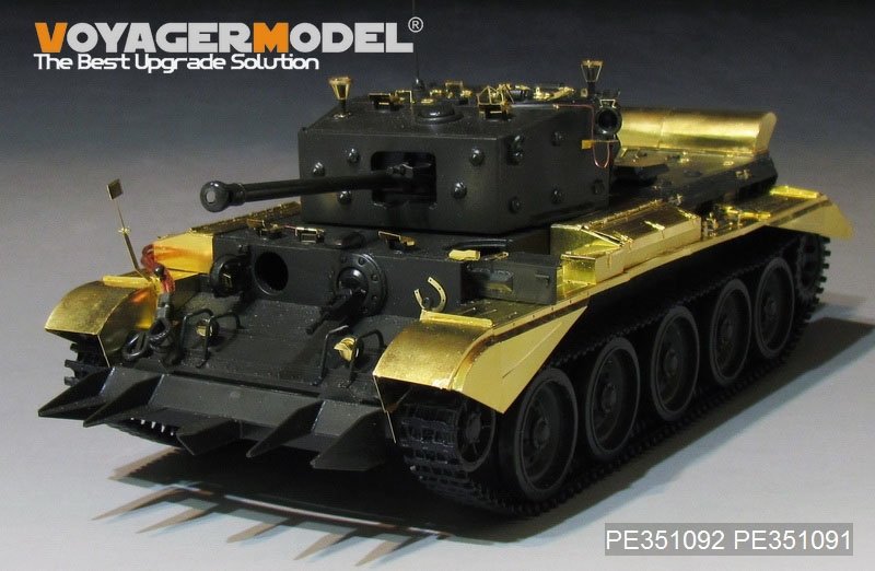 Voyager Model PE351092 WWII UK Cromwell Mk. IV/Centaur C.S.Mk IV Fenders for Tamiya 1/35 – Bild 3