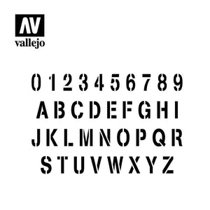 Vallejo ST-LET002 Stamp Font 1/35 – imagen 2