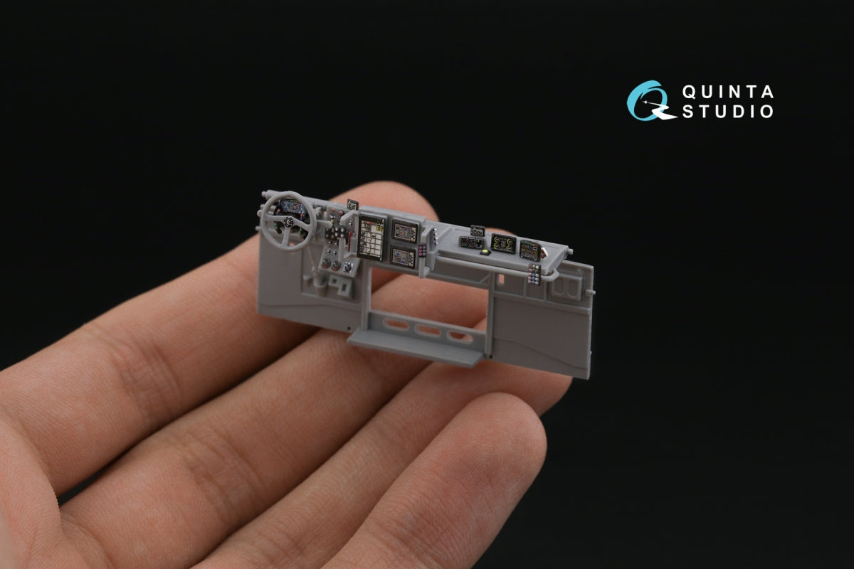Quinta Studio QD43001 KAMAZ-43509 3D-Printed coloured Interior on decal paper (Zvezda) 1/43 – Bild 11