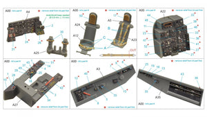 Quinta Studio QD48229 He 219 3D-Printed &amp;amp; coloured Interior on decal paper (Tamiya) 1/48 – Bild 13