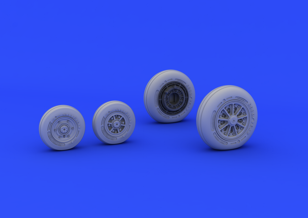 Eduard 648181 F-104 undercarriage wheels late 1/48 (Hasegawa) – Bild 2