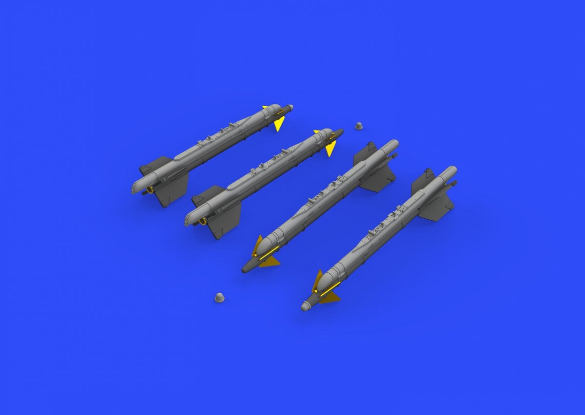 Missiles Eduard 672187 R-13M pour MiG-21 1/72 – image 2