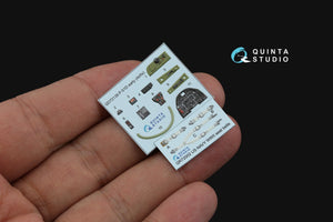 Quinta Studio QD72139 P-51D early 3D-Printed coloured Interior on decal paper (Airfix) 1/72 – imagen 4