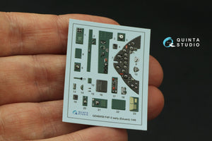 Quinta Studio QD48459 F4F-3 early 3D-Printed coloured Interior on decal paper (Eduard) 1/48 – immagine 3