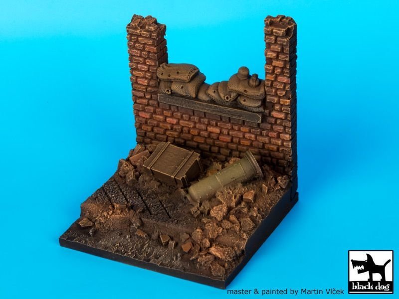 Black Dog D35014 Wall with sand bags base 1/35 – Bild 5