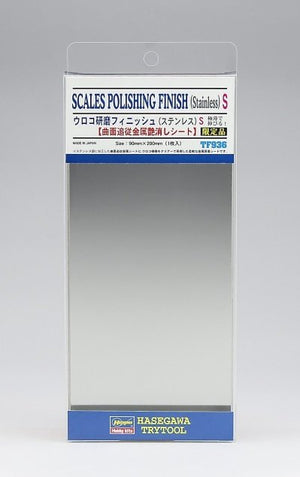 Plaquettes Hasegawa TF936, finition polie (inox) S