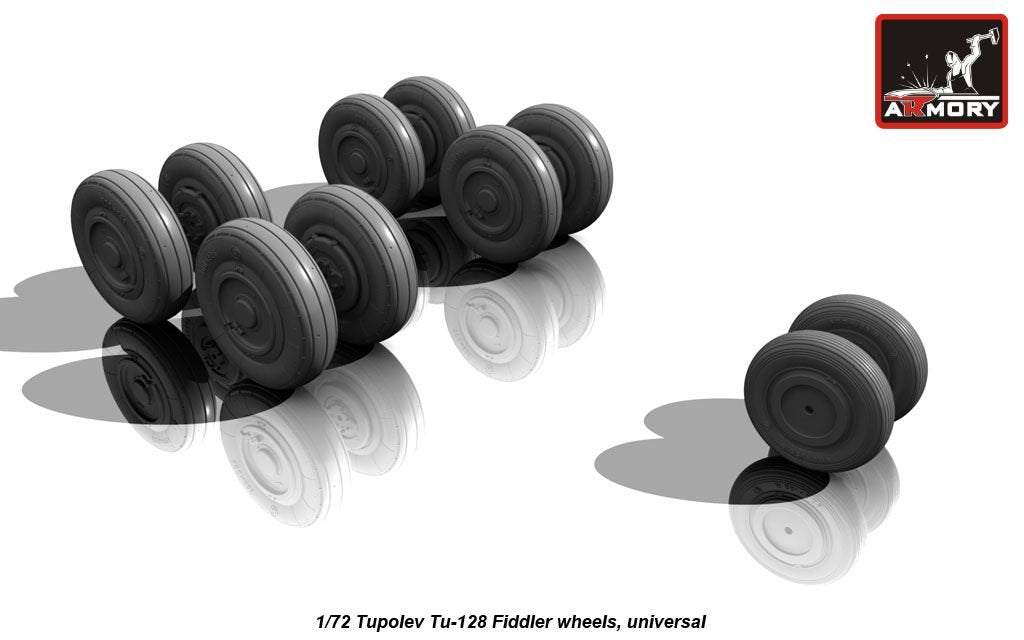 Armory Models AW72041 Tupolev Tu-128 Fiddler wheels 1/72 – imagen 3