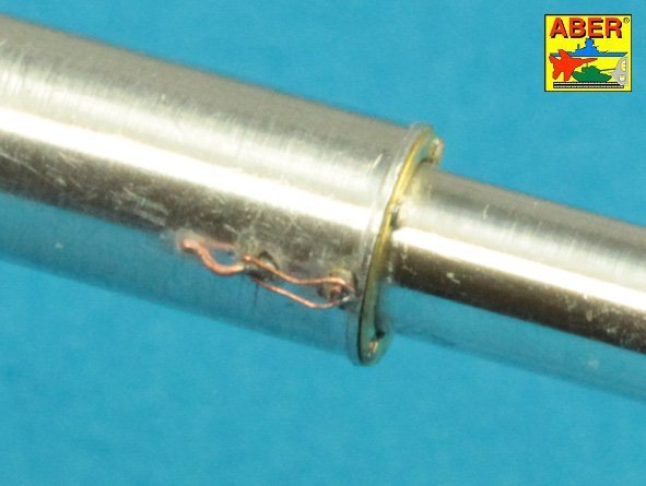 Aber 35L-250 125mm 2A46 Barrel for Russian Tank T-64 &amp;amp; T-72A (For Trumpeter) 1/35 – immagine 3