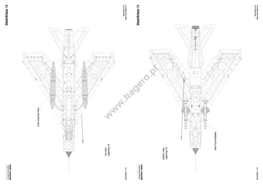 Kagero 7132 English Electric Lightning EN/PL – imagen 5
