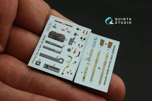 Quinta Studio QD48106 He-162 3D-Printed &amp;amp; coloured Interior on decal paper (for Tamiya kit) 1/48 – immagine 2