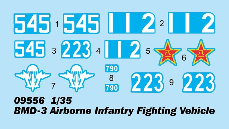 Trumpeter 09556 BMD-3 Airborne Infantry Fighting Vehicle 1/35 – Bild 3