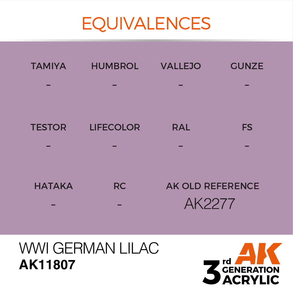 AK Interactive AK11807 WWI GERMAN LILAC – AIR 17ml – immagine 3