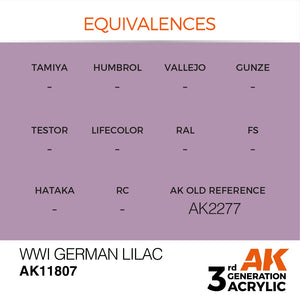 AK Interactive AK11807 WWI GERMAN LILAC – AIR 17ml – immagine 3