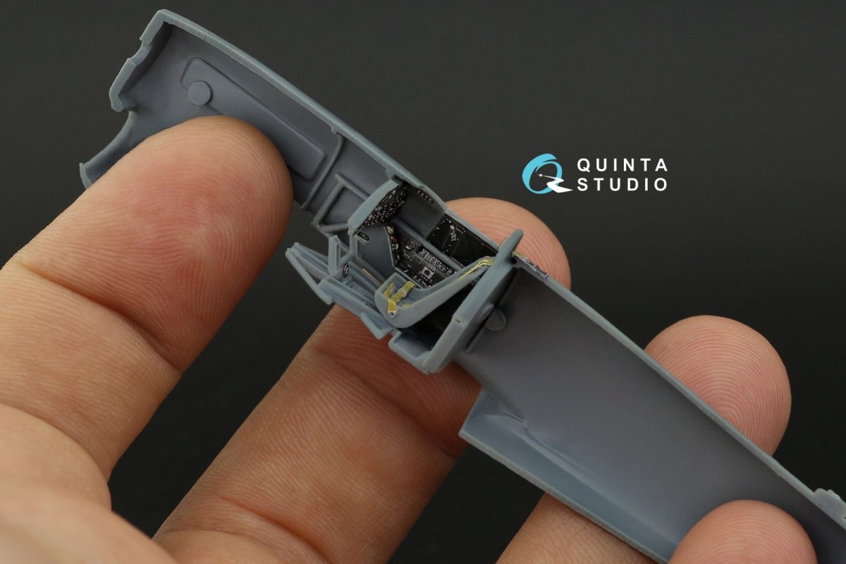 Quinta Studio QD72035 Hawker Typhoon Mk.1b (early) 3D-Printed &amp;amp; colored Interior on decal paper (Brengun) 1/72 – image 3