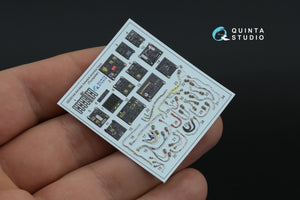 Quinta Studio QD+35144 AH-64A forward avionics bays 3D-Printed &amp;amp; coloured Interior on decal paper (Trumpeter) (with 3D-printed resin parts) 1/35 – Bild 4