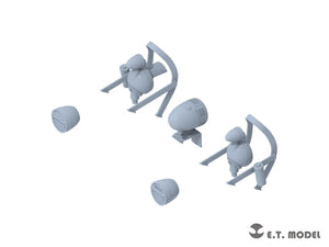 E.T. Model P35-288 Lights Set with Guards for U.S.Army M8/M20 Light Armored Car 1/35 – immagine 2