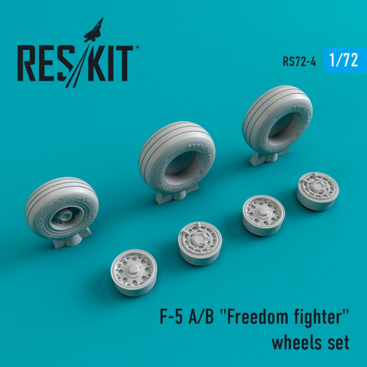 RESKIT RS72-0004 F-5 (A,B) &amp;quot;FREEDOM FIGHTER&amp;quot; WHEELS SET 1/72