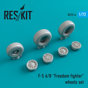 RESKIT RS72-0004 F-5 (A,B) &amp;quot;FREEDOM FIGHTER&amp;quot; WHEELS SET 1/72