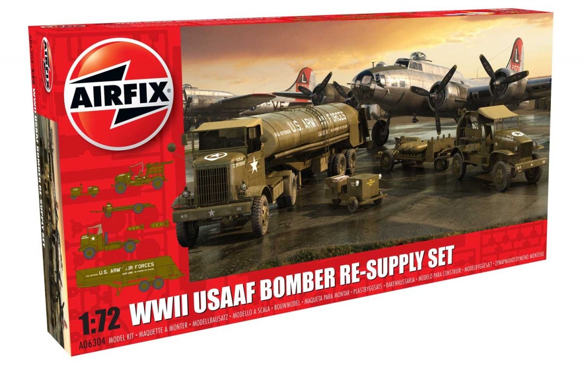 Kit de ravitaillement de bombardiers Airfix 06304 de la 8e Force aérienne de l'USAAF (Seconde Guerre mondiale) au 1/72