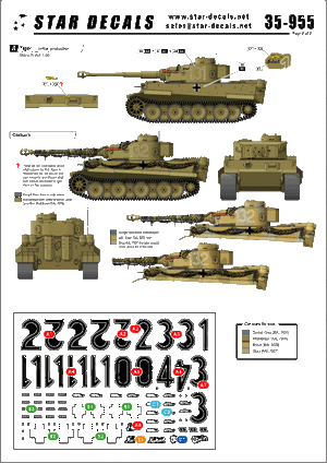 Star Decals 35-955 Afrika Tigers 2 1/35 – immagine 2
