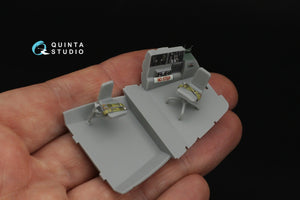 Intérieur imprimé en 3D et coloré sur papier décalcomanie pour Boeing B-17F (Quinta Studio QD48542, HK models, Eduard) à l&amp;#39;échelle 1/48 – image 16