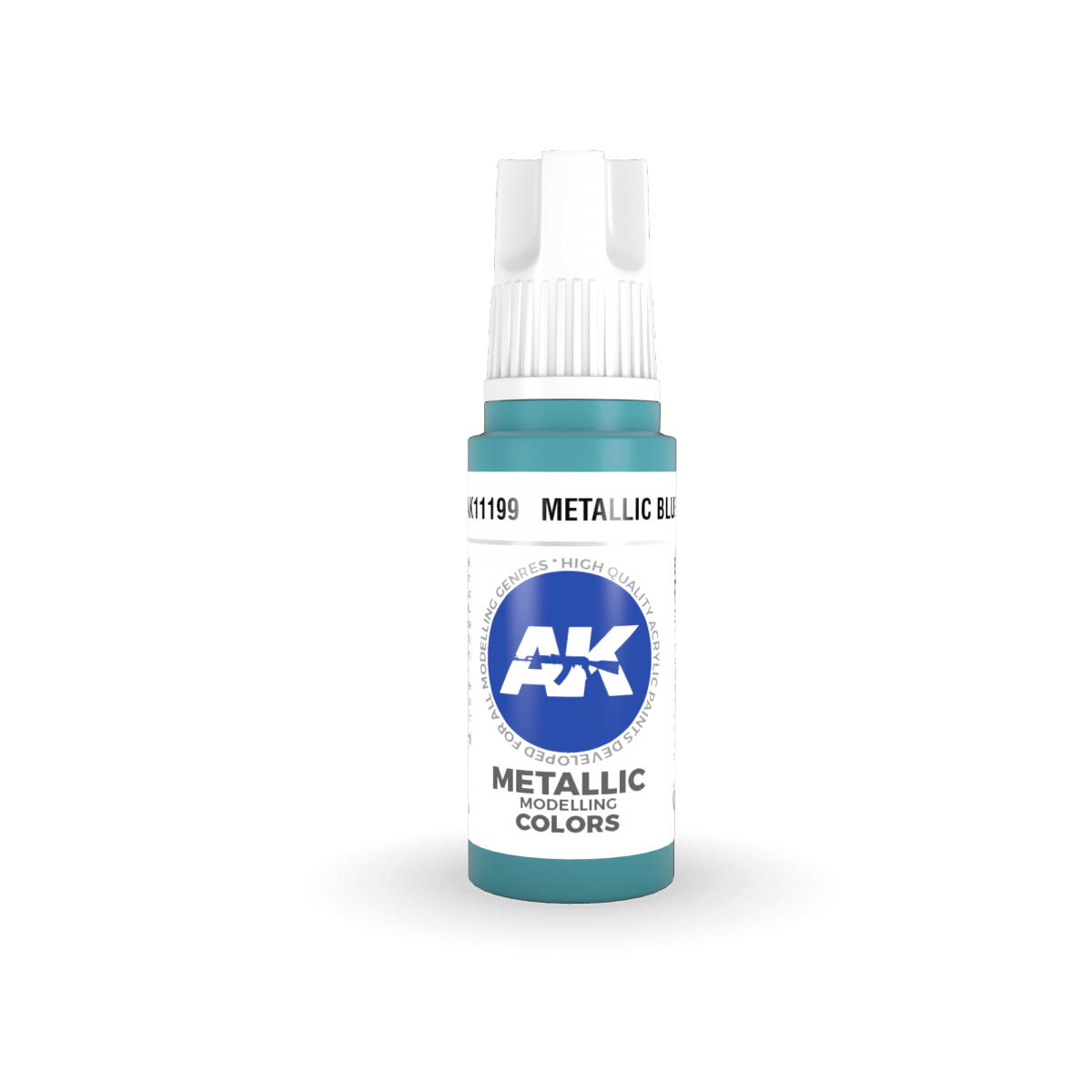 AK Interactive AK11199 METALLIC BLUE – METALLIC 17ml – Bild 2