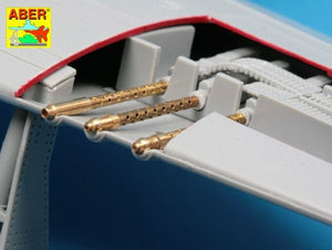 Aber A32108 Set of 6 turned US cal .50 (12,7mm) Browning M2 barrels for P-51 Mustang (1/32) – image 9