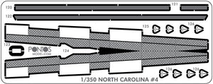 Pontos 35024WD1 USS BB-55 North Carolina Wooden Deck set 1/350 – Bild 2