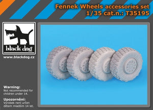 Ensemble d&amp;#39;accessoires de roues Black Dog T35195 Fennek 1/35
