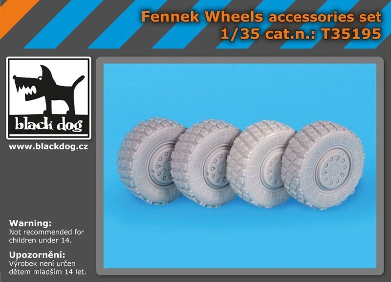 Ensemble d&amp;#39;accessoires de roues Black Dog T35195 Fennek 1/35