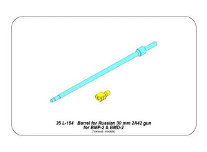 Aber 35L-154 Barrel for Russian 30mm 2A42 gun for BMP-2 and BMD-2 1/35 – Bild 11